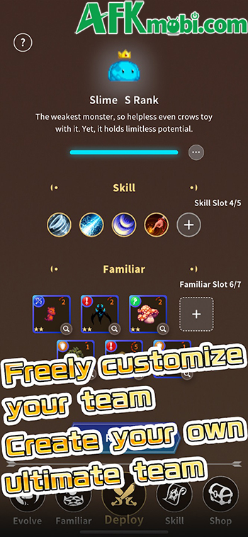 Chuyển sinh thành quái vật chất nhờn trong game Summoner Slime - Strategy RPG 1