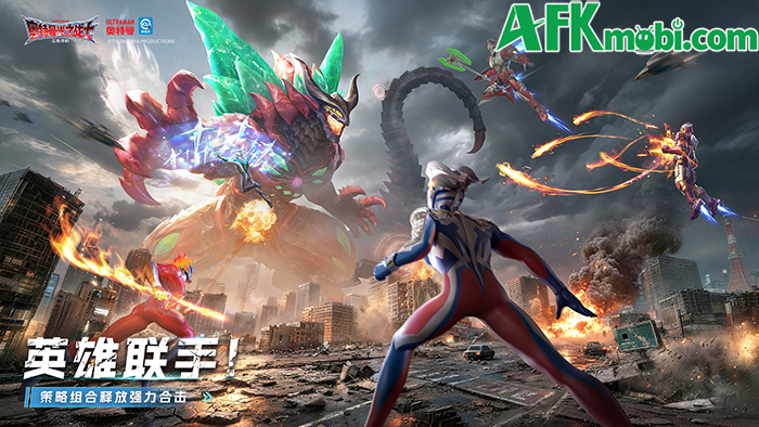 Ultraman: Warrior of Light game chiến thuật đấu tướng lấy chủ đề Siêu Nhân Điện Quang 2