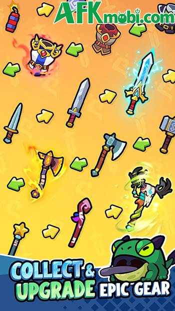 Quản lý balo đựng trang bị đi phiêu lưu trong game Backpack Legends Adventure RPG 2