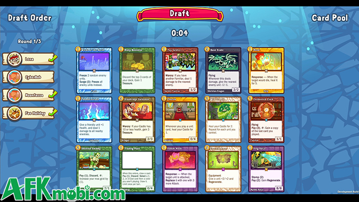 So tài chiến thuật trong những trận đấu thẻ bài vui nhộn tại Cards and Castles Ultimate Mobile 4