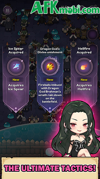 Dark Mage Defense: 66,666 với chủ đề từ bộ Sự Thức Tỉnh Của Hắc Ma Pháp Sư Sau 66666 Năm 2