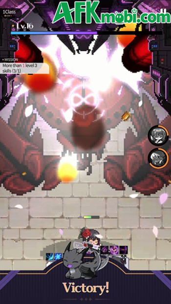 Cùng những thiếu nữ tài năng chiến đấu với bọn quái vật trong game Demonic Academy 4