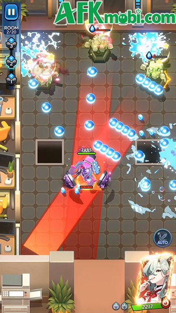 Điều khiển những cặp nữ nhân vật chiến đấu tiêu diệt bọn quái vật trong game Fairy Twins 2