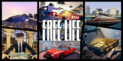 FREELIFE có thể xem là một GTA Online phiên bản đồ họa khối hộp voxel 3D