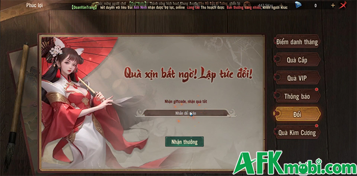 Tổng hợp gift code game Quỷ Môn Quan - Vplay mới nhất trong tháng 0