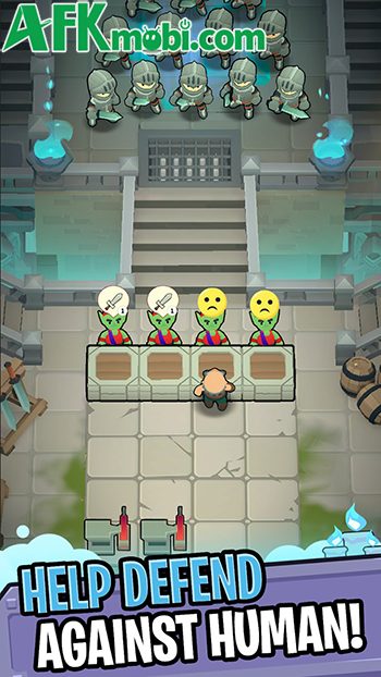 Idle Dungeon Keeper Tycoon RPG game mô phỏng kinh doanh vũ khí trong hầm ngục 0