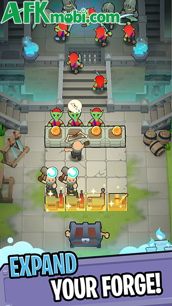 Idle Dungeon Keeper Tycoon RPG game mô phỏng kinh doanh vũ khí trong hầm ngục 2