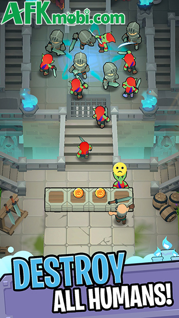 Idle Dungeon Keeper Tycoon RPG game mô phỏng kinh doanh vũ khí trong hầm ngục 3