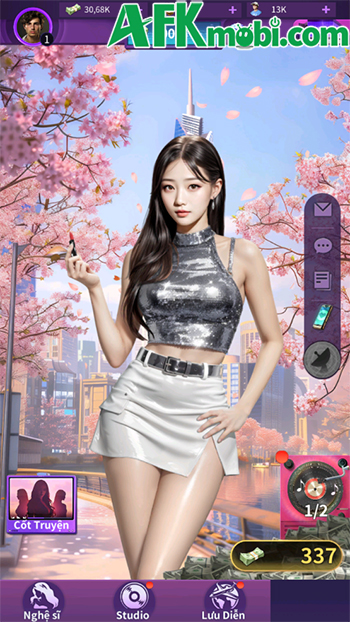 Game mới đặc biệt dành cho cánh đàn ông Nữ Thần Sân Khấu cập bến làng game Việt 0