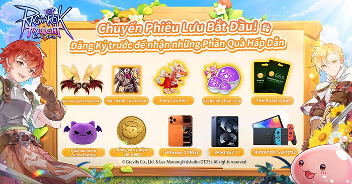 Ragnarok Twilight - Chạng Vạng khởi động sự kiện đăng ký trước với nhiều thứ mới 3