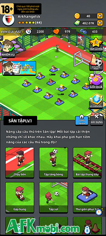 Bạn sẽ có một trải nghiệm bóng đá hoàn toàn khác biệt tại game Đế Chế Bóng Đá 9 Bạn sẽ có một trải nghiệm bóng đá hoàn toàn khác biệt tại game Đế Chế Bóng Đá 9