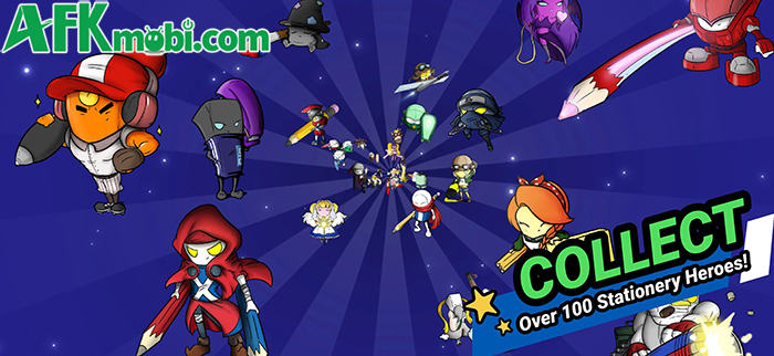 Cùng những anh hùng văn phòng phẩm đối mặt bọn kiến đen với game Stationery Heroes 1