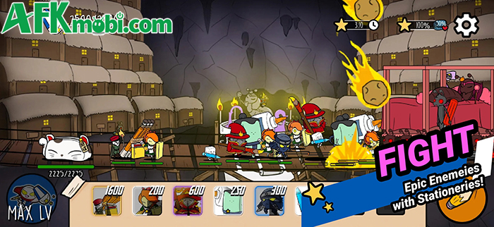 Cùng những anh hùng văn phòng phẩm đối mặt bọn kiến đen với game Stationery Heroes 3