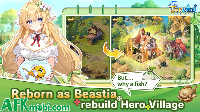 Chuyển sinh thành cá với trọng trách gầy dựng lại một ngôi làng tại game Top Isekai 0 Chuyển sinh thành cá với trọng trách gầy dựng lại một ngôi làng tại game Top Isekai 0