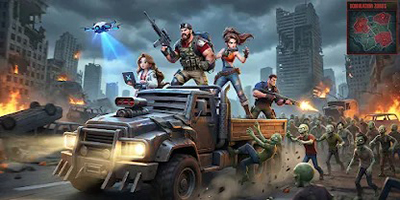 Bảo vệ chiếc xe bán tải chở hàng tiếp tế trước bọn zombie trong game Trigger & Truck