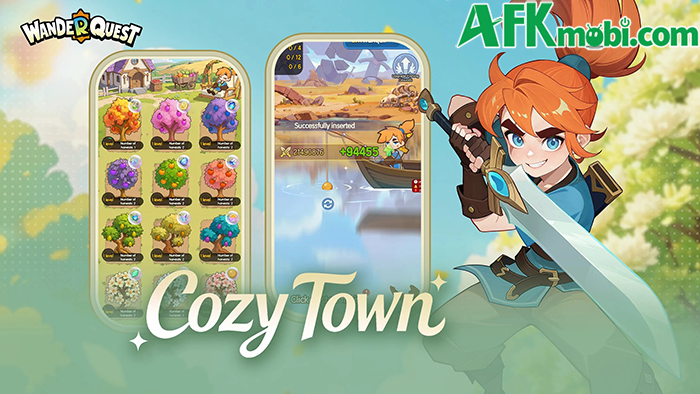 Tập hợp đội nhân vật bắt đầu những cuộc phiêu lưu, chiến đấu tại game Wander Quest 3