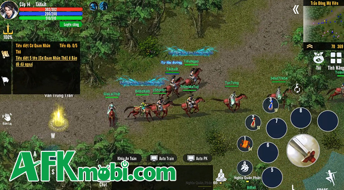 Hồi Ức Kiếm Thế Mobile tái hiện một thời MMORPG 2D kinh điển 1