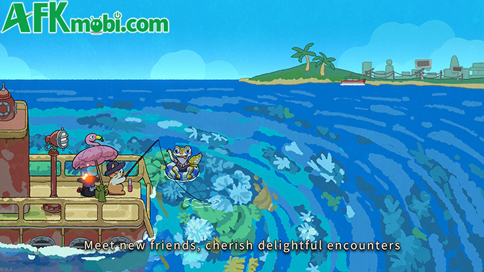Câu cá thư giãn cùng một cô mèo nhỏ trong game Fischer's Fishing Journey Mobile 3