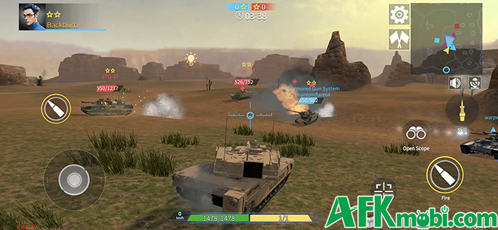 Armored Frontline: Warzone game hành động đấu xe tăng PvP trực tuyến 0