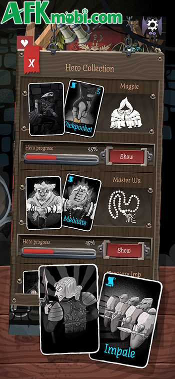 Card Crawl 2 game thẻ bài khám phá ngục tối độc đáo theo phong cách solitaire 3