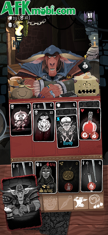 Card Crawl 2 game thẻ bài khám phá ngục tối độc đáo theo phong cách solitaire 4