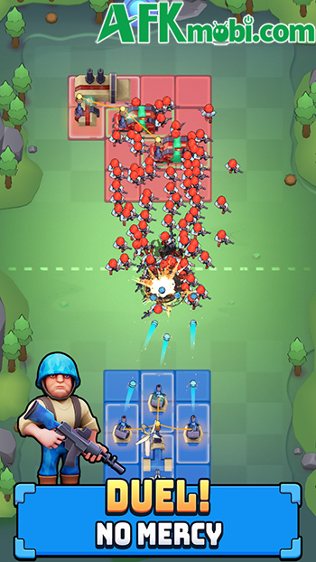 Charge Wars game chiến thuật cho người chơi xây dựng trận hình căn cứ 0