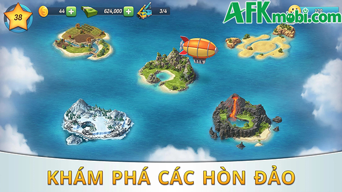 Game thủ sẽ được xây dựng một thành phố trên đảo trong City Island 5: Deluxe Go Build 2