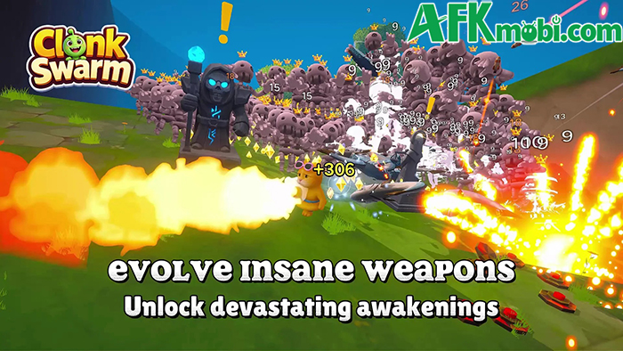 ClonkSwarm cho bạn chiến đấu sinh tồn trước bọn quái vật xuất hiện liên tục 2