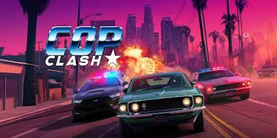 Cop Clash game arcade bắn ruồi đưa bạn điều khiển một chiếc xe cảnh sát