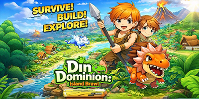 Thám hiểm các hòn đảo khủng long trong game Dino Dominion: Island Brawl
