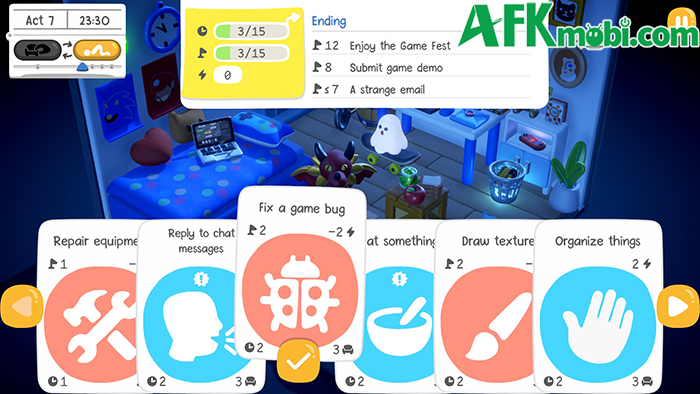 Hoàn thành các công việc vặt trong khi bản thân đã kiệt sức với game Exhausted Man Mobile 1