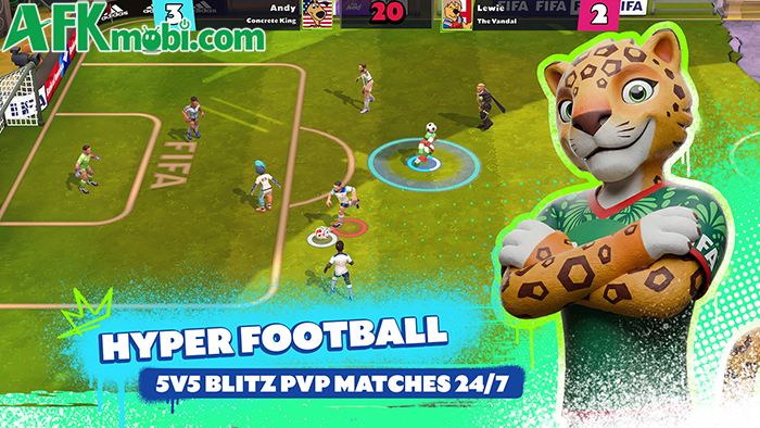 FIFA Heroes: Football Action mời bạn sử dụng những cầu thủ bóng đá là động vật 1