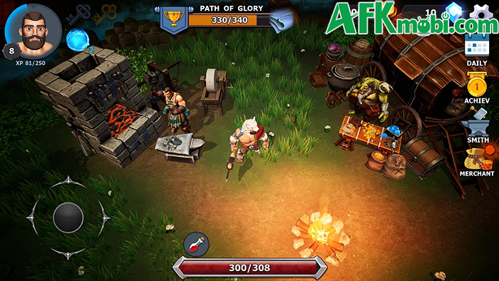 Nhập vai anh hùng trong hành trình tìm cách tiêu diệt thế lực tà ác tại game For Glory 0