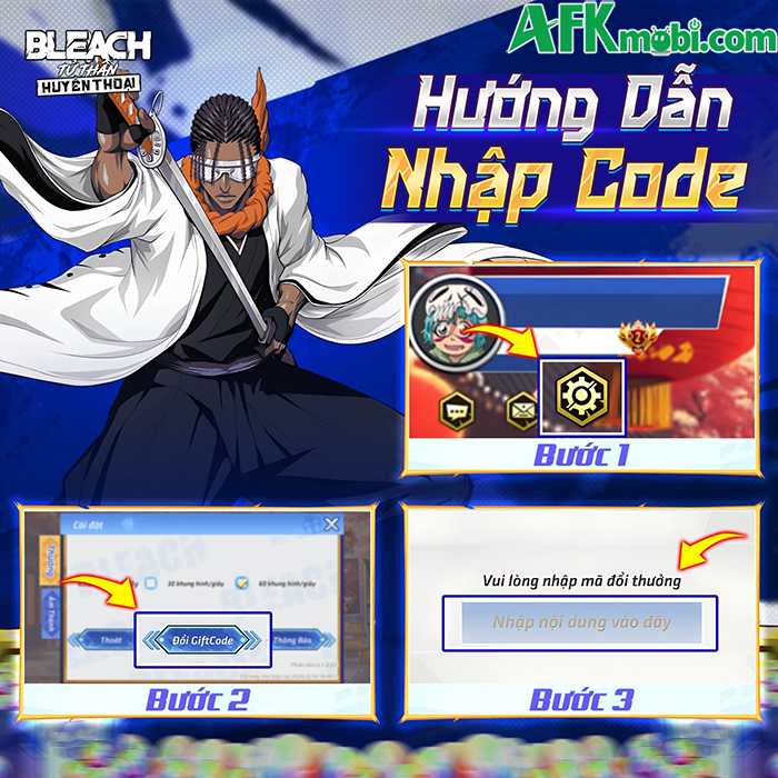 Tổng hợp gift code game Bleach Tử Thần Huyền Thoại mới nhất trong tháng 0 Tổng hợp gift code game Bleach Tử Thần Huyền Thoại mới nhất trong tháng 0