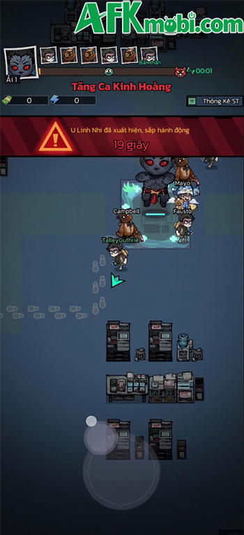 Ngủ để triệu hồi các anh hùng phòng thủ trong game Haunted Room: Sleep Survivor 0