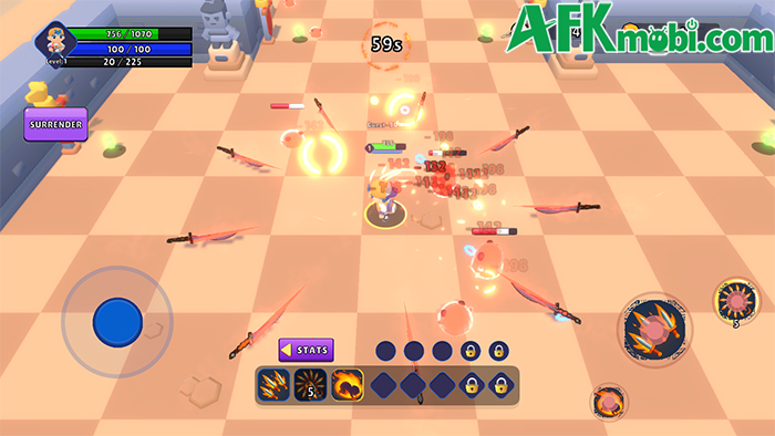 Điều khiển nhân vật chiến đấu sinh tồn trước bọn quái vật trong Hyper Gunner Online 1