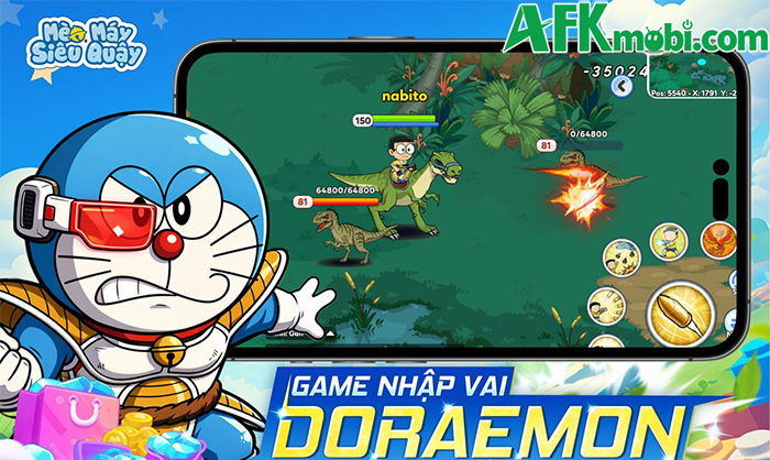 Mèo Máy Siêu Quậy﻿ game MMORPG 2D lấy chủ đề Doraemon sắp ra mắt tại Việt Nam 0