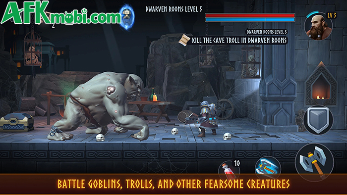 Vào vai chiến binh người lùn trong game hành động Narin - Secrets of Dwarvenia 4