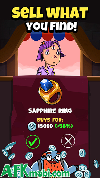 Làm giàu bằng cách đi đào mỏ trong game nhập vai Need for Greed: Mining Time 1