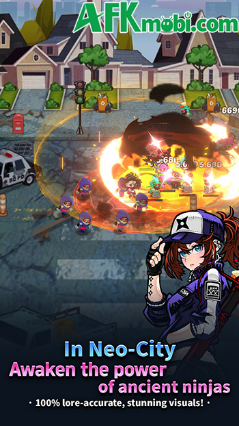 Ninja Gangsters: Idle Streets game nhàn rỗi đưa bạn phát triển nhẫn giả thời hiện đại 0