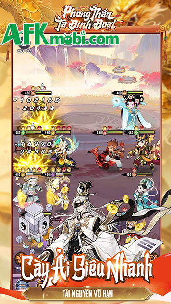 Phong Thần – Ta Định Đoạt game đấu tướng rảnh tay lấy chủ đề Phong Thần cập bến Việt Nam 3
