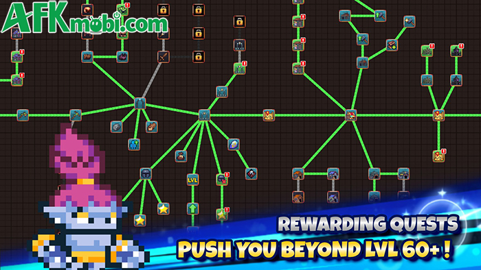 Phát triển nhân vật trong một thế giới pixel cổ điển với Pixel Chronicles: Action RPG 3