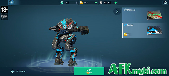 Cơ Giới Chiến: War Robots mang đến một lối chơi hành động PvP thật khác biệt 3 Cơ Giới Chiến: War Robots mang đến một lối chơi hành động PvP thật khác biệt 3
