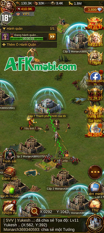 Evony - Vị Vua Trở Lại mang đến hương vị mô phỏng chiến thuật kiểu châu Âu thời Trung Cổ 10