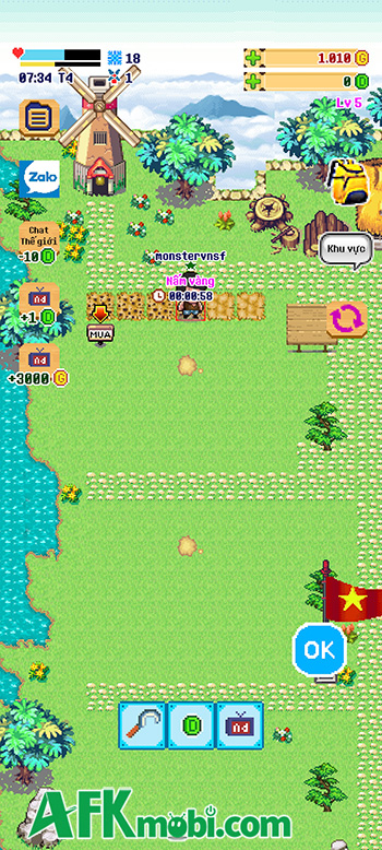 Làng Gió: Pixel Farm cho người chơi được sống chậm với gameplay nông trại theo kiểu cổ điển 3