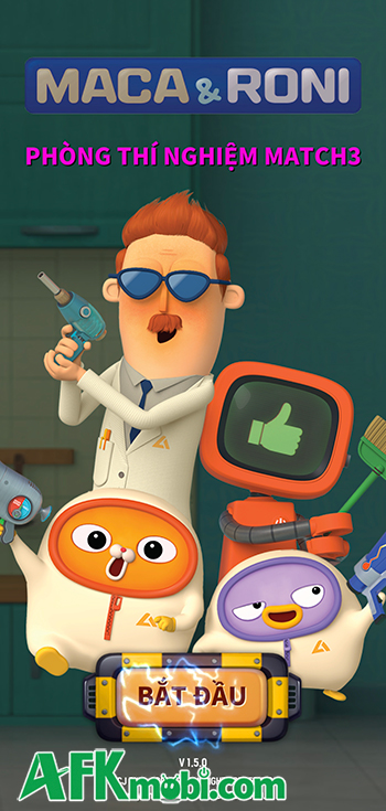 Maca và Roni: Phòng Thí Nghiệm Ghép 3 là một sự tổng hợp của thế giới match-3 0