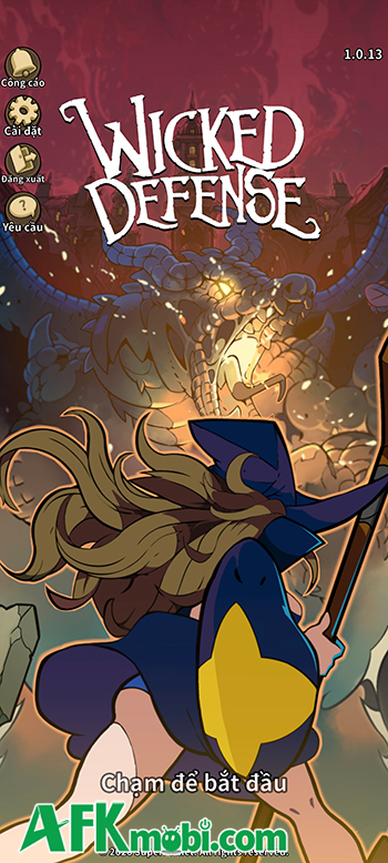 Trải nghiệm công cuộc phòng thủ cùng nữ phù thủy xinh đẹp với game Wicked Defense 0