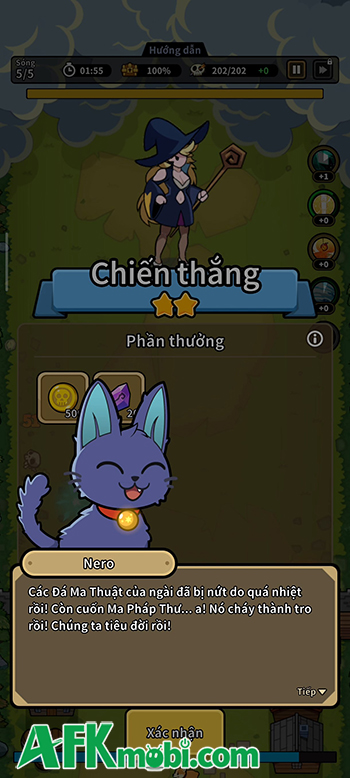 Trải nghiệm công cuộc phòng thủ cùng nữ phù thủy xinh đẹp với game Wicked Defense 3