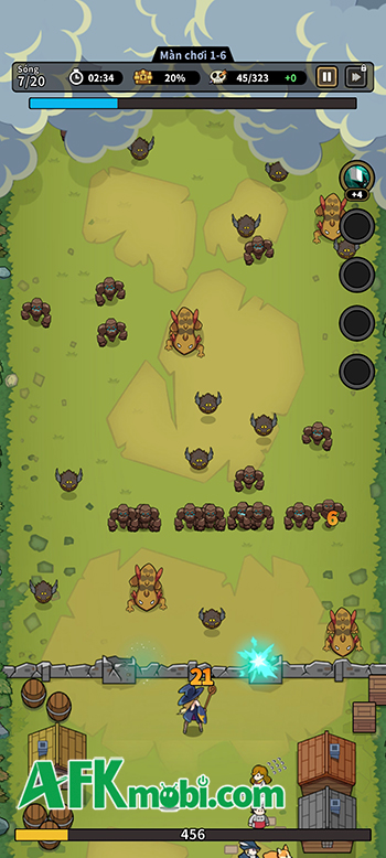 Trải nghiệm công cuộc phòng thủ cùng nữ phù thủy xinh đẹp với game Wicked Defense 6