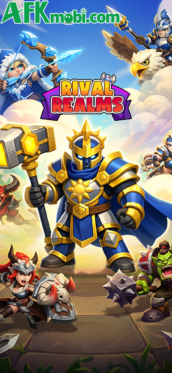 Rival Realms game chiến thuật PvP cho bạn sử dụng các công trình để đánh bại đối thủ 0